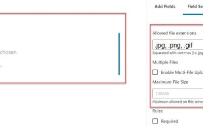 Come consentire agli utenti di inviare immagini da un form